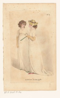 Magazine of Female Fashions of London and Paris, No. 4: London June 1798, 1798. Creator: Unknown.