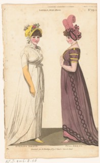 Magazine of Female Fashions of London and Paris, No. 29.1: London, July. 1800: Evening Dre..., 1800. Creator: Unknown.