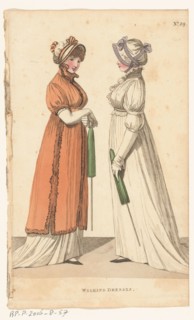 Magazine of Female Fashions of London and Paris. No. 29: Walking Dresses, 1798-1806. Creator: Unknown.