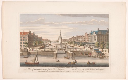 View of the Oudeschans in Amsterdam seen from the IJ, 1752. Creator: Anon.