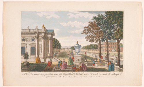 View of the Schloss Pillnitz, 1752. Creator: Stevens.