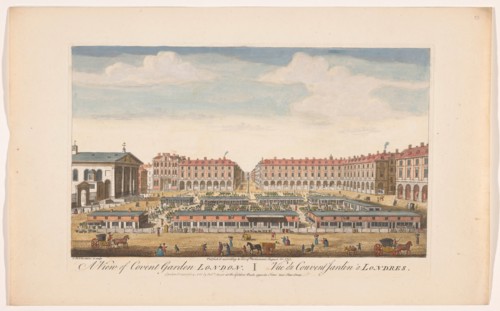 View of Covent Garden London, 1751. Creator: Thomas Bowles.