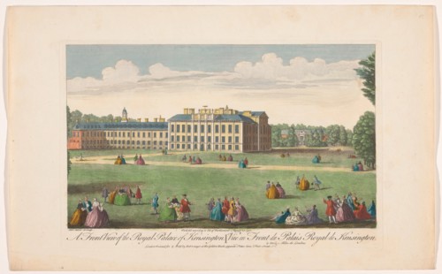 View of Kensington Palace in London, 1751. Creator: Fabr. Parr.