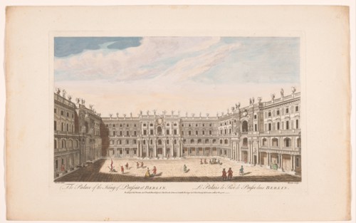 View of the Berliner Stadtschloss in Berlin, 1754-1755. Creator: Thomas Bowles.