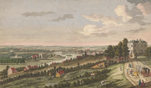 View of the city of Richmond on the River Thames, 1752. Creator: Charles Grignion.