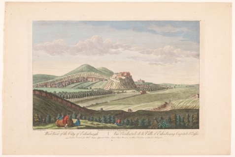 West view of the city of Edinburgh, Scotland, 1753. Creator: Paul Sandby.