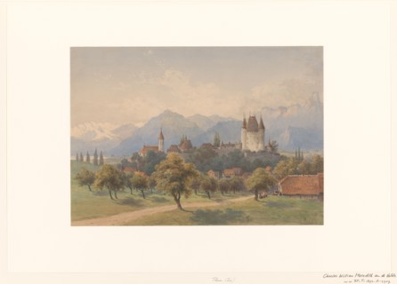 View of Thun, Switzerland, 1828-1892. Creator: Charles William Meredith van de Velde.