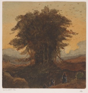 The tree with many birds, 1819-1881. Creator: Johannes Tavenraat.