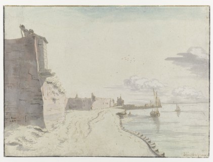 View of the Waterschans Bulwark, Bergen op Zoom, 1671. Creator: Josua de Grave.