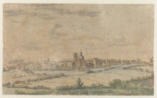 View of Scherpenheuvel, Flemish Brabant, c.1674. Creator: Josua de Grave.