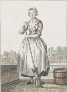 Maid from The Hague, 1775. Creator: Paulus Constantijn la Fargue.