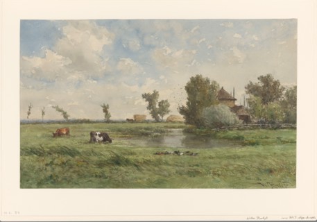 Pasture, 1832-1892. Creator: Willem Roelofs.