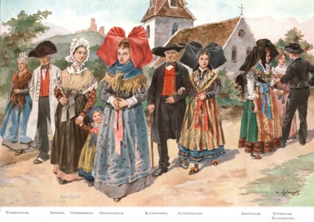 ''Les Costumes de l'Alsace', 1924. Creator: P Kauffmann.