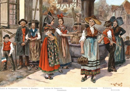 ''Les Costumes de l'Alsace', 1924. Creator: P Kauffmann.