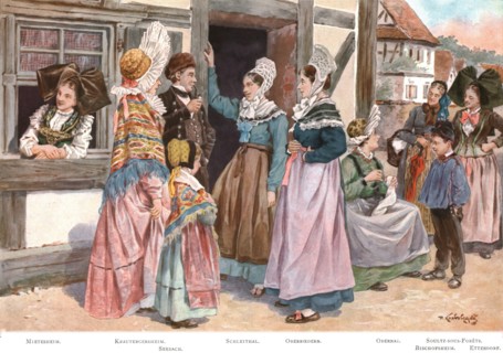 ''Les Costumes de l'Alsace', 1924. Creator: P Kauffmann.