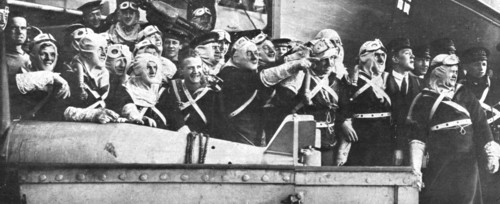 'La Reddition de la Flotte Allemande; A bord des navires anglais designes pour aller..., 1918. Creator: Unknown.