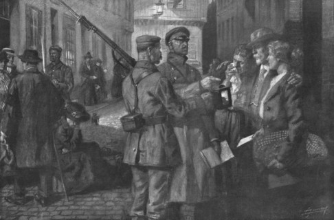 'Emmenes en esclavage; les enlevements de la semaine sainte de 1916 dans nos villes..., 1916. Creator: Unknown.