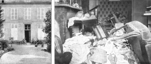 'Nos villes a sac; Une ville de la rue Saint-Martin et l'angle de son salon', 1918. Creator: Unknown.
