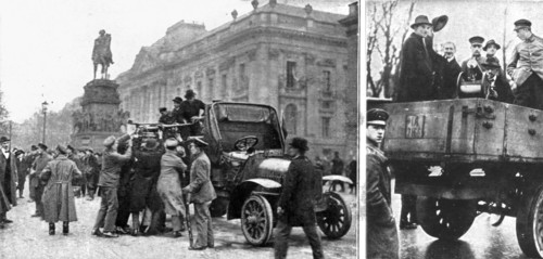 'La Nouvelle Europe; la guerre civile a Berlin; le 24 decembre 1918, des revolutionnaires..., 1918 Creator: Unknown.