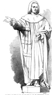 Statue of the Earl of Chatham, in St. Stephen's Hall. MacDowell, sculptor, 1857. Creator: Unknown.