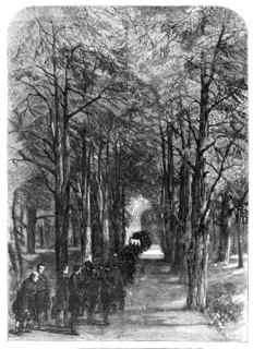 The Procession to the Mausoleum, 1857. Creator: Edmund Evans.