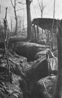 ''Le reduit d'Avocourt, apres la repise du bois, le 29 mars', 1916. Creator: Unknown.