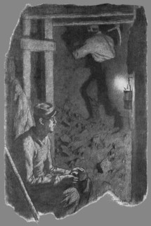 'Les specialistes dans la bataille: Pionniers et Sapeurs; La vie souterraine: construction..., 1916. Creator: Georges Leroux.