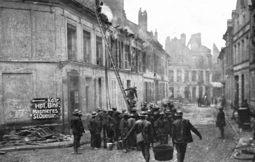 ''La Destruction de Cambrai; Cette destruction systematique de Cambrai...', 1918. Creator: Unknown.