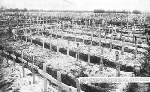 ''Cimetieres Allemands; Ce que les allemands laissent aussi derriere eux', 1918. Creator: Unknown.