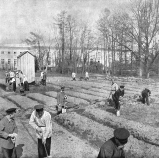 ''Les Romanof a Tsarskoie-Selo; Au mois de mai 1917, le deuxieme de son internement..., 1917. Creator: Unknown.