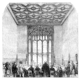 Committee-room, House of Commons, 1857. Creator: Unknown.