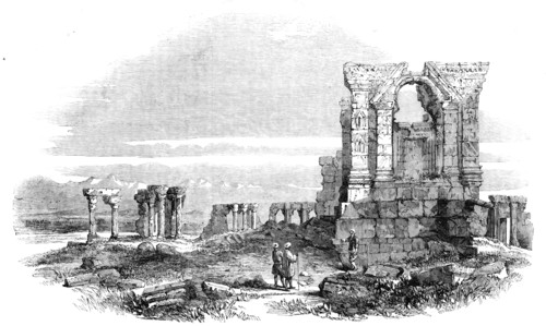 Sketches in Cashmere - Ruins of Ancient Temple, near Islambad, 1857. Creator: Unknown.