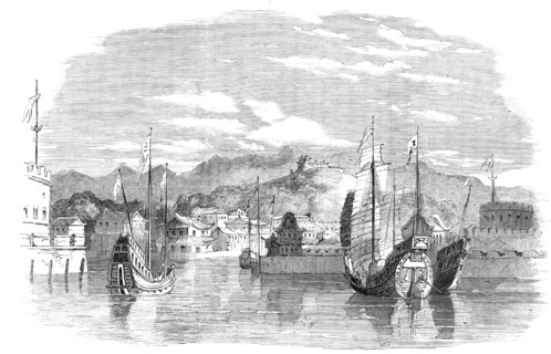 The War in China - The Port of Shanghai, 1857. Creator: Unknown.
