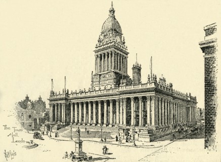 'The Town Hall, Leeds', c1900. Creator: Will B. Robinson.