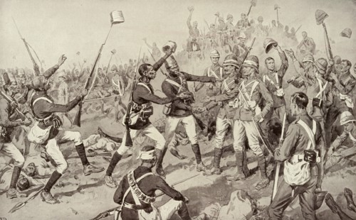 'After Atbara: Brothers in Arms', 1898, (c1900).  Creator: F. D..