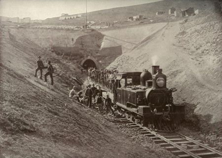'Laing's Nek Tunnel', c1900. Creator: N. P. Edwards.