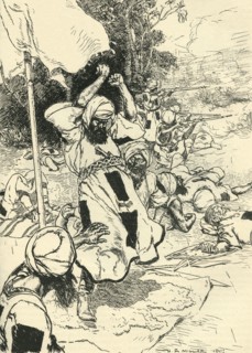 'The Death of the Khalifa', 1899, (c1900).  Creator: Harold Robert Millar.