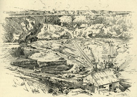 'Diamond Mine, Kimberley', c1900. Creator: Will B. Robinson.