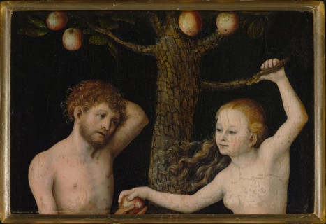 Adam and Eve, 1525-1530. Creator: Cranach, Lucas, the Elder (1472-1553).