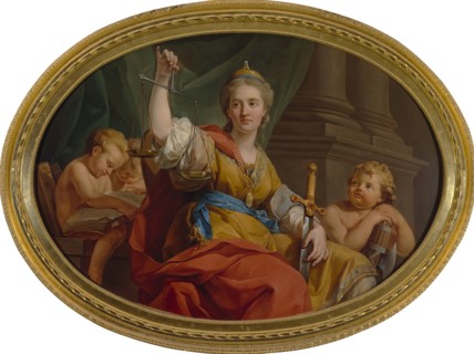 Allegory of Justice, 1776-1777. Creator: Bacciarelli, Marcello (1731-1818).