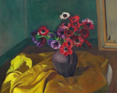 Anemones, 1915. Creator: Vallotton, Felix Edouard (1865-1925).