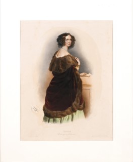 Archduchess Sophie of Austria, Princess of Bavaria (1805-1872), 1850. Creator: Kriehuber, Josef (1800-1876).