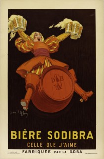 Bière Sodibra, 1920s. Creator: D'Ylen, Jean (1886-1938).