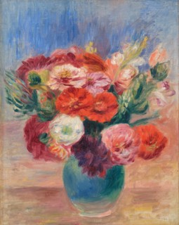 Bouquet of flowers in earthen pitcher, 1885. Creator: Renoir, Pierre Auguste (1841-1919).
