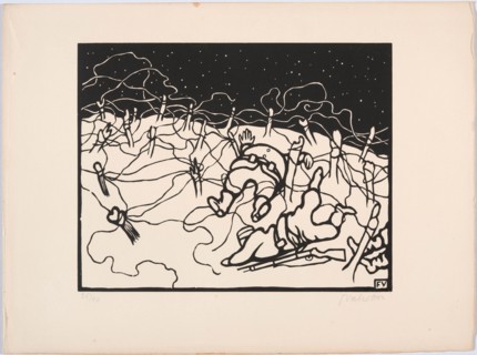 C'est la guerre (It's the war), 1915-1916. Creator: Vallotton, Felix Edouard (1865-1925).