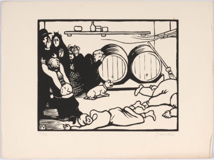 C'est la guerre (It's the war), 1915-1916. Creator: Vallotton, Felix Edouard (1865-1925).