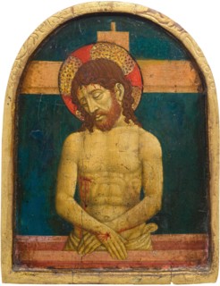 Christ as the Suffering Redeemer. Creator: Giovanni Francesco da Rimini (1420-1469).