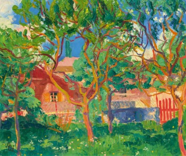 Curtin (Orchard), 1929. Creator: Giacometti, Giovanni (1868-1933).