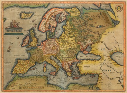 Europae. From Theatrum Orbis Terrarum, 1572. Creator: Ortelius, Abraham (1527-1598).
