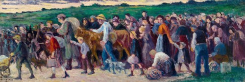 Exodus, 1914-1915. Creator: Luce, Maximilien (1858-1941).